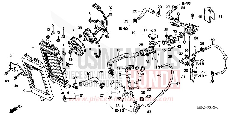 ANLASSER von Forza 300 PEARL HIMALAYAS WHITE (NHA87) von 2013